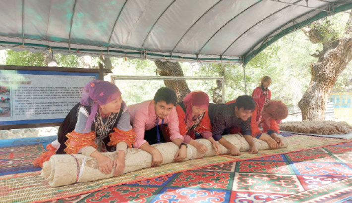 Kazakhs follow Islam alongside preserving their own heritage